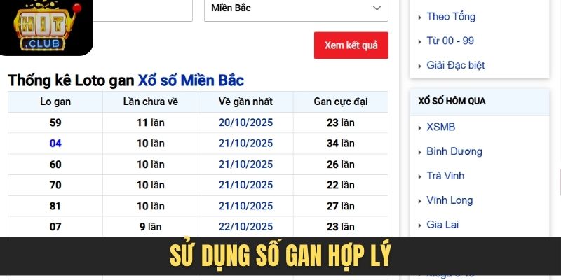 Sử dụng số gan hợp lý